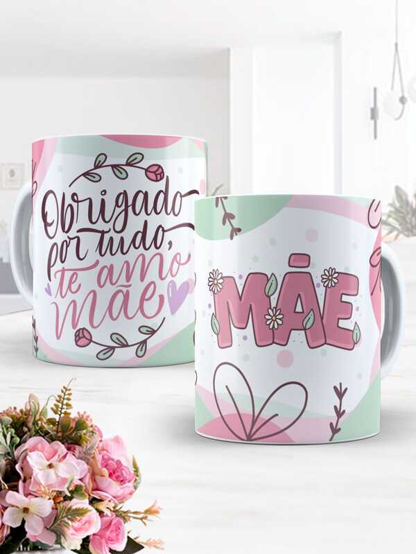 Caneca de Café Personalizada Porcelana 325ml