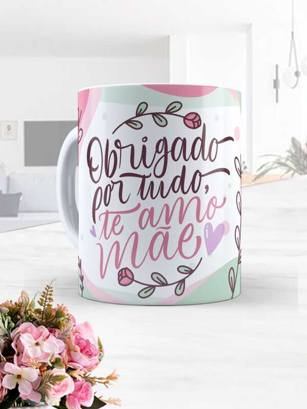 Caneca de Café Personalizada Porcelana 325ml