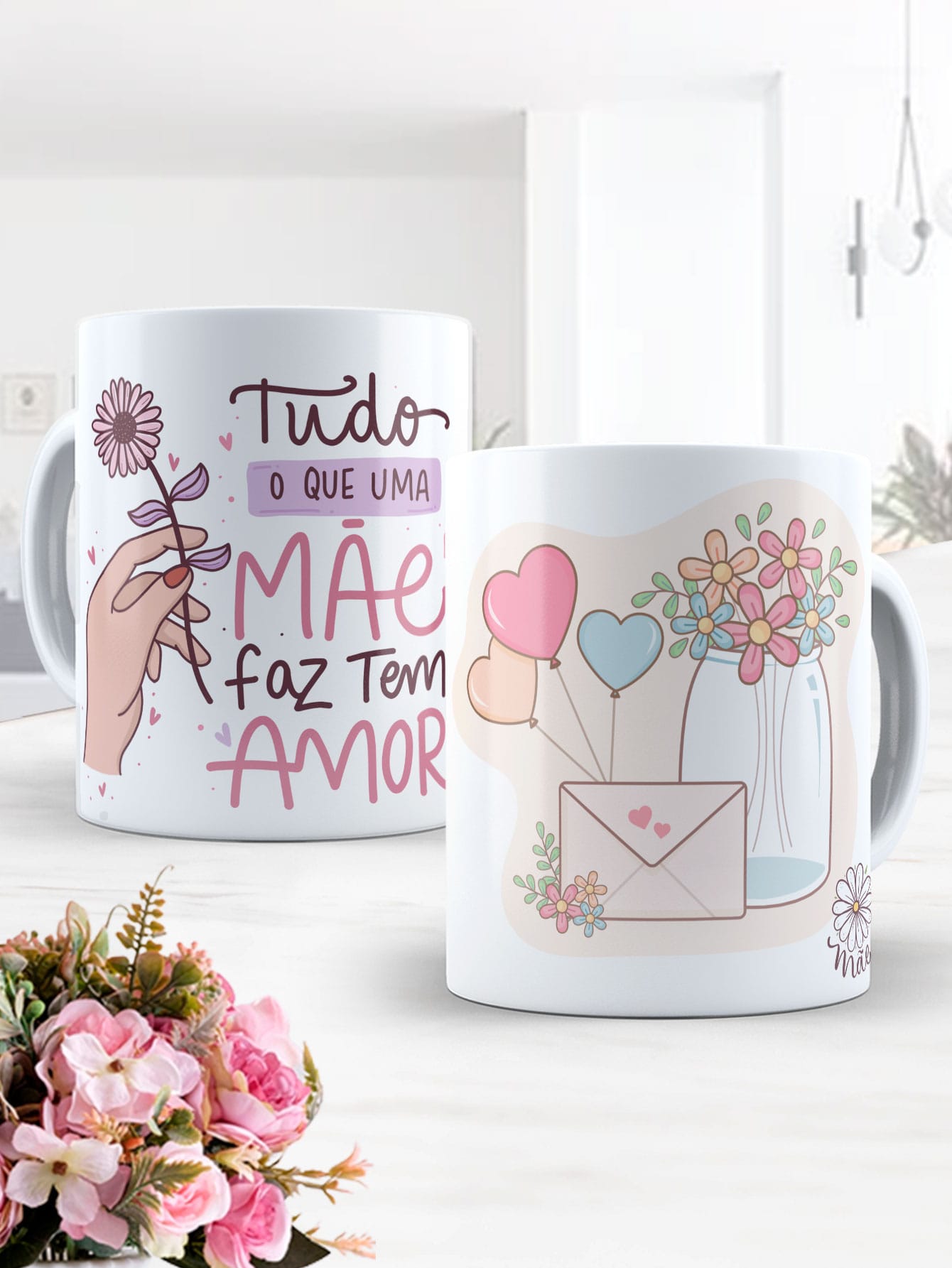 Caneca de Café Personalizada Porcelana 325ml