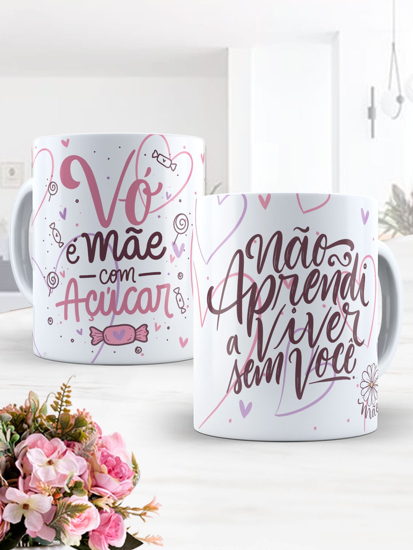 Caneca de Café Personalizada Porcelana 325ml