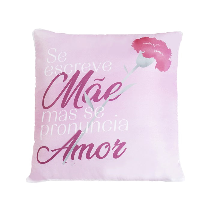 Almofada Decorativa Mãe Especial 45cm x 45cm Com Zíper ROSE - Bene Casa