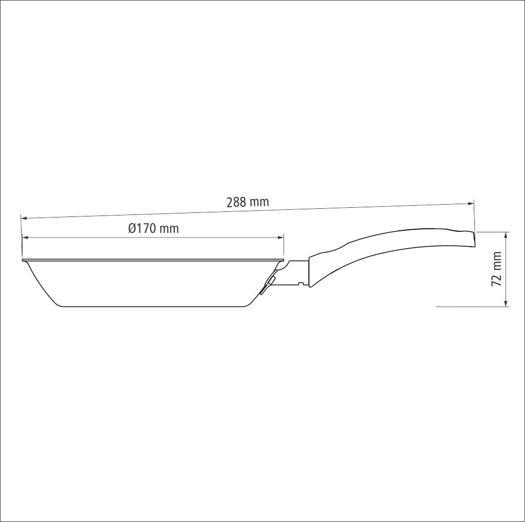 Frigideira Turim Antiaderente Chumbo 16cm Tramontina 20260616