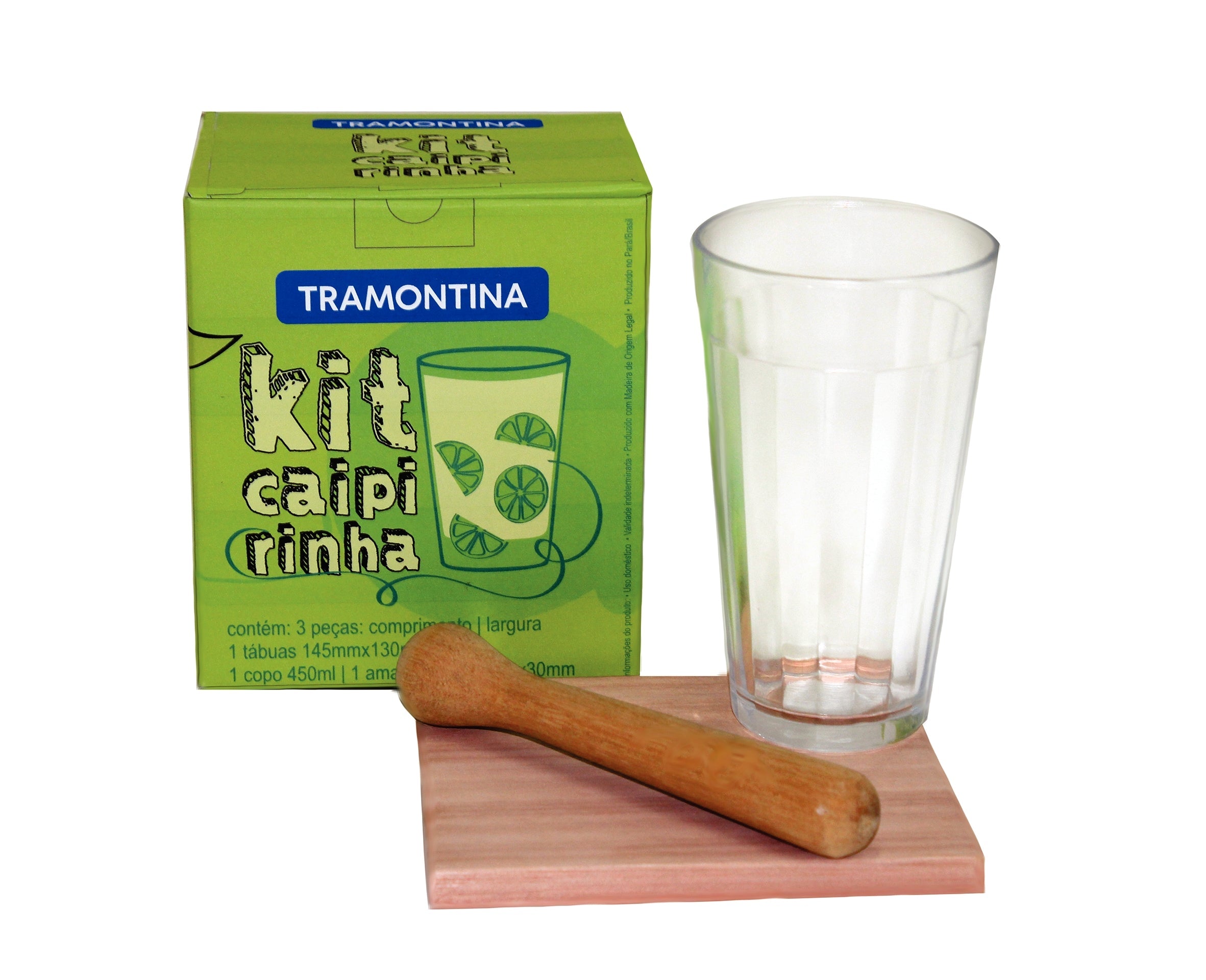 Kit p/ Caipirinha 3 Peças Tramontina 10239681