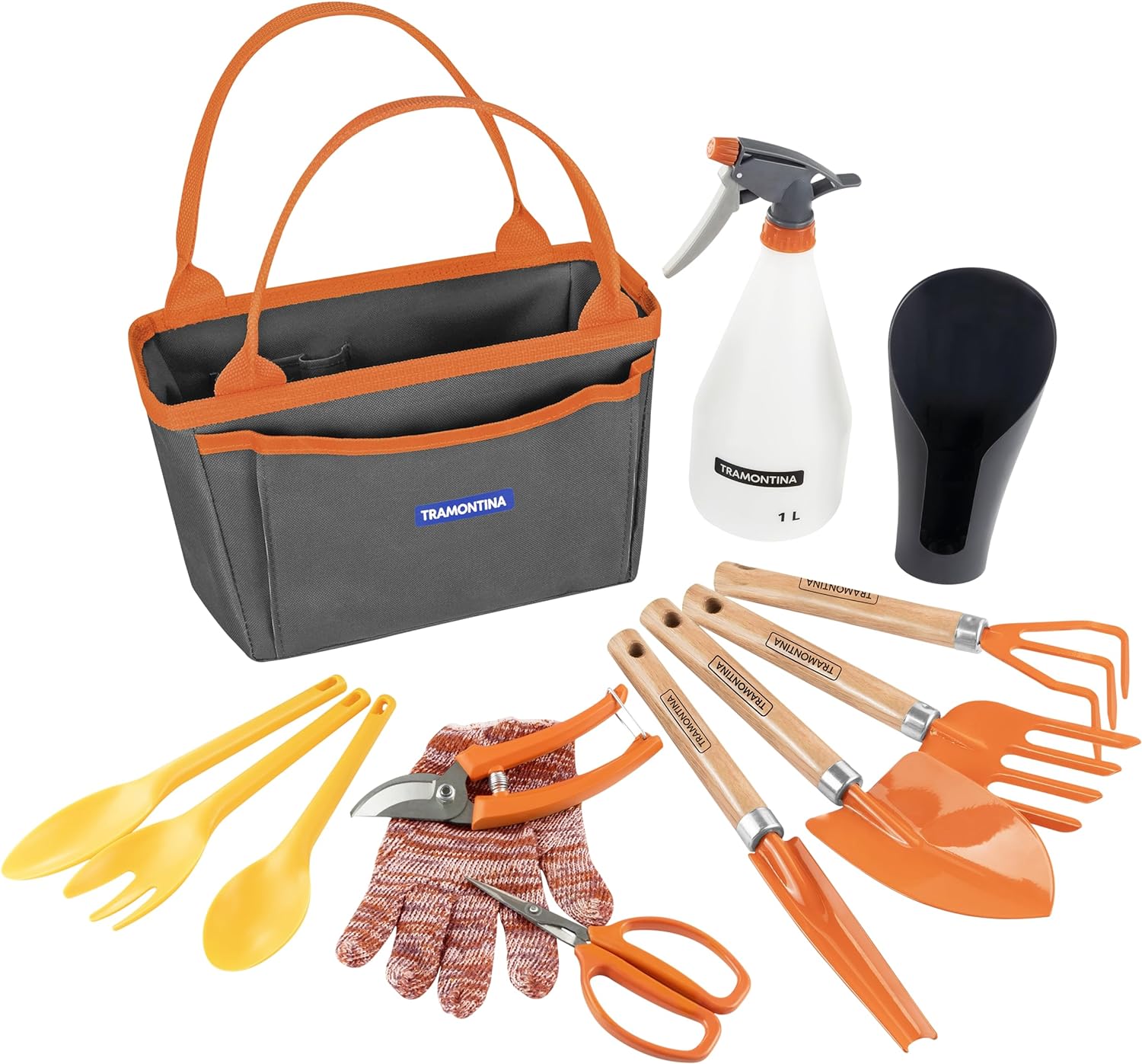 Tramontina, Kit Para Jardinagem com Bolsa De Lona 13 Peças